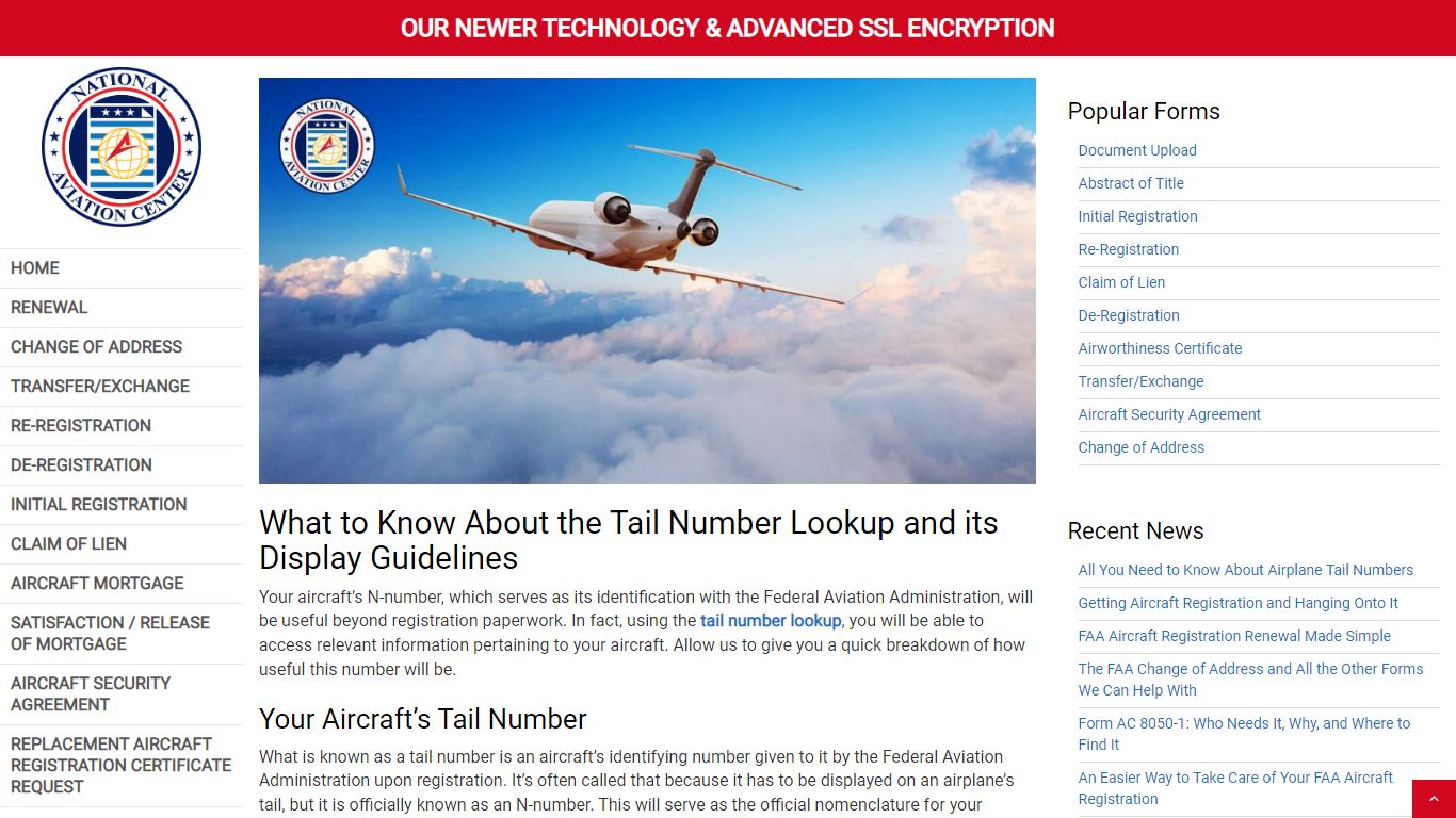 What to Know About the Tail Number Lookup and its Display Guidelines